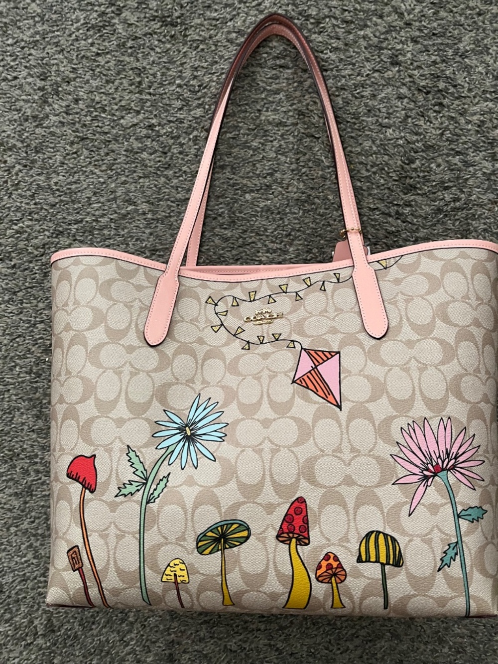 NWT Observed by Us COACH outlet LARGE CITY TOTE - Picture 2 of 5